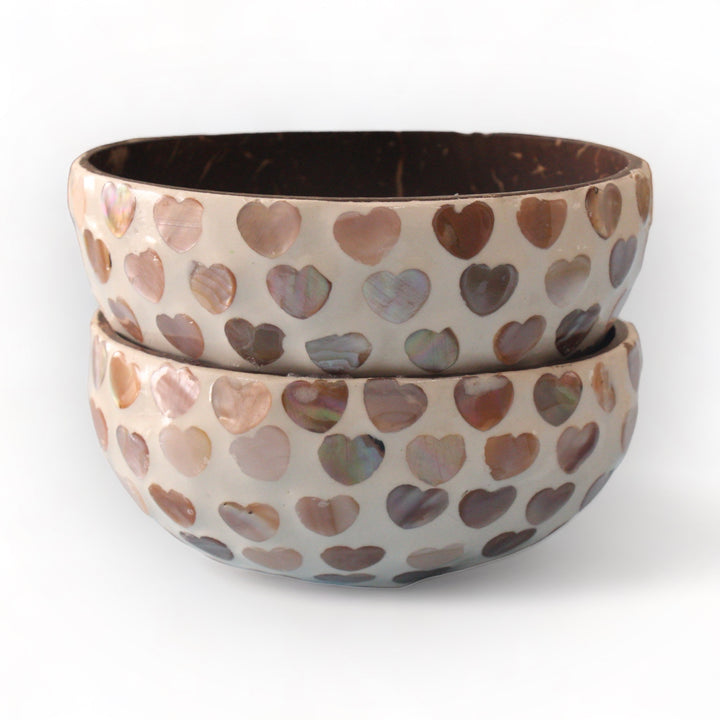 Heart Seashell Coconut Bowl (500ml)