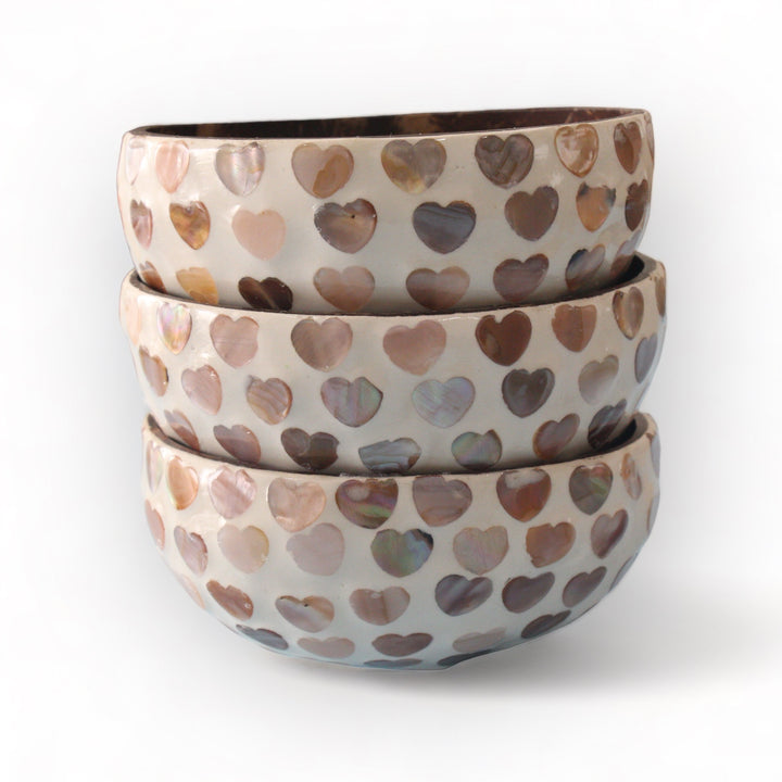 Heart Seashell Coconut Bowl (500ml)