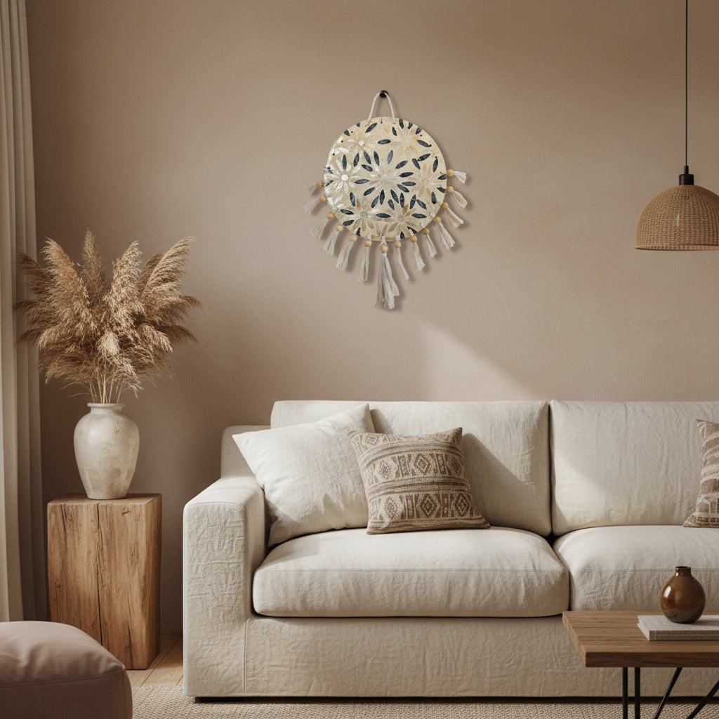 SEASHELL HANGING WALL DECOR