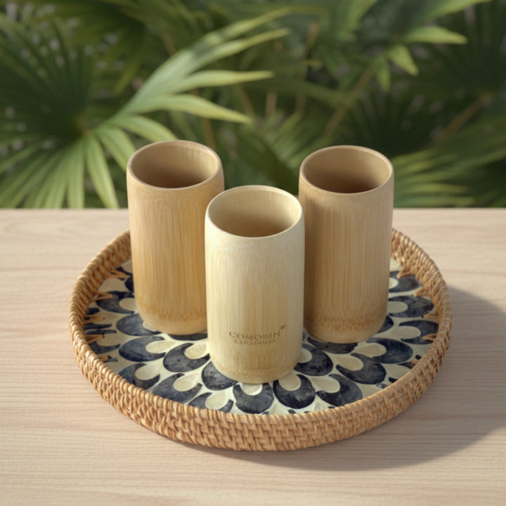 BLOOM ROUND SEASHELL TRAY