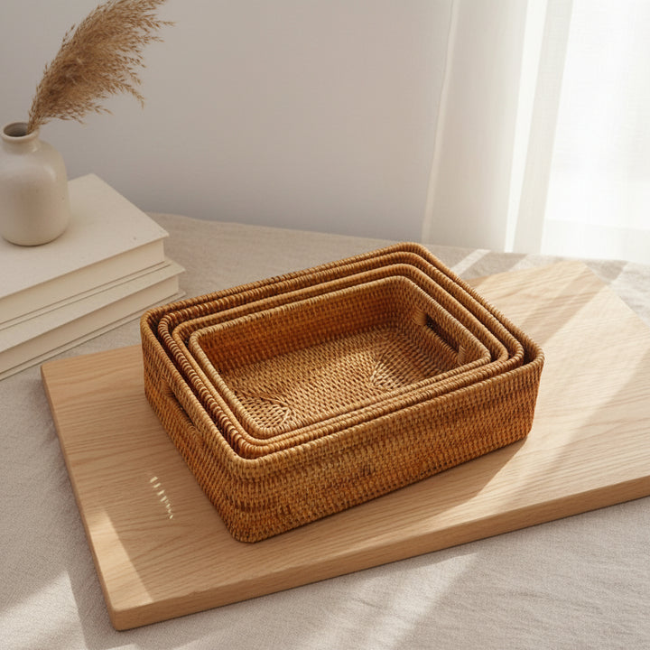 RATTAN UTILITY BASKET