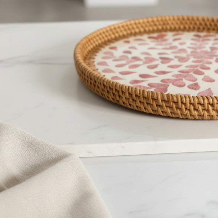 ROSE PETAL SEASHELL TRAY