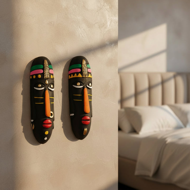 TERRACOTTA WALL HANGING MASK