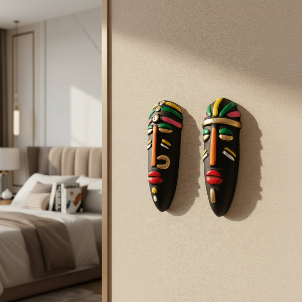 TERRACOTTA WALL HANGING MASK