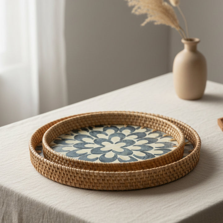 BLOOM ROUND SEASHELL TRAY