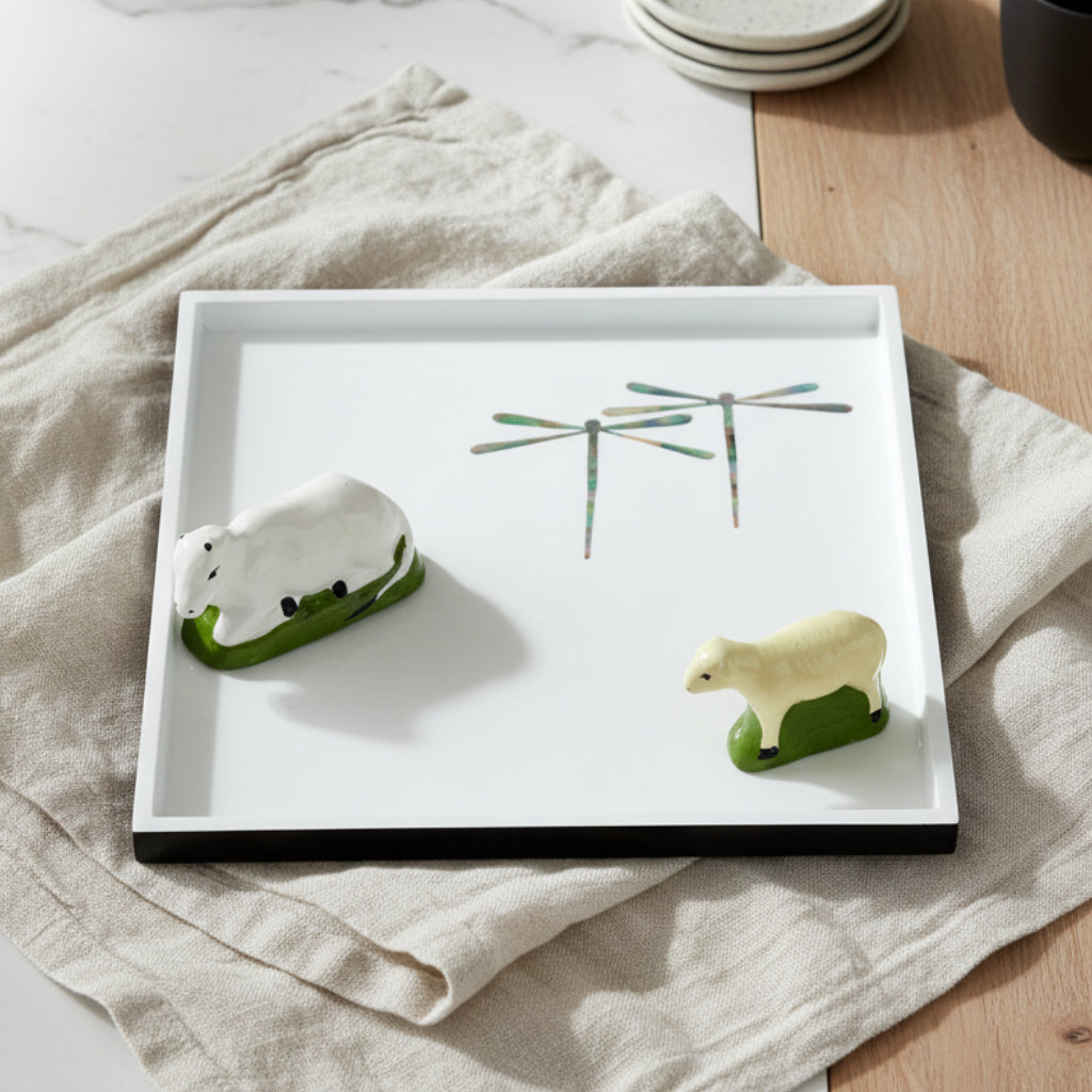 DRAGONFLY SQUARE TRAY