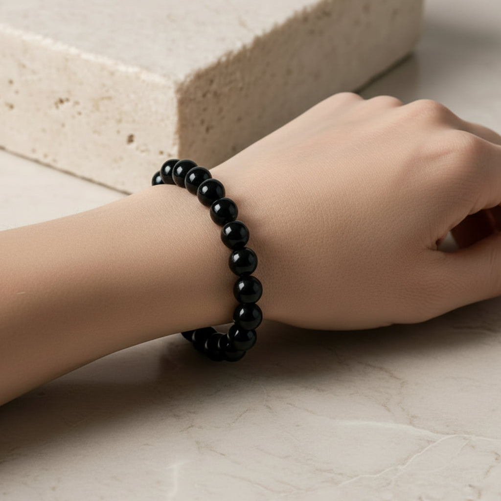 BLACK OBSIDIAN BRACELET
