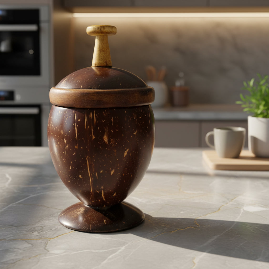 COCONUT SHELL JAR SMALL