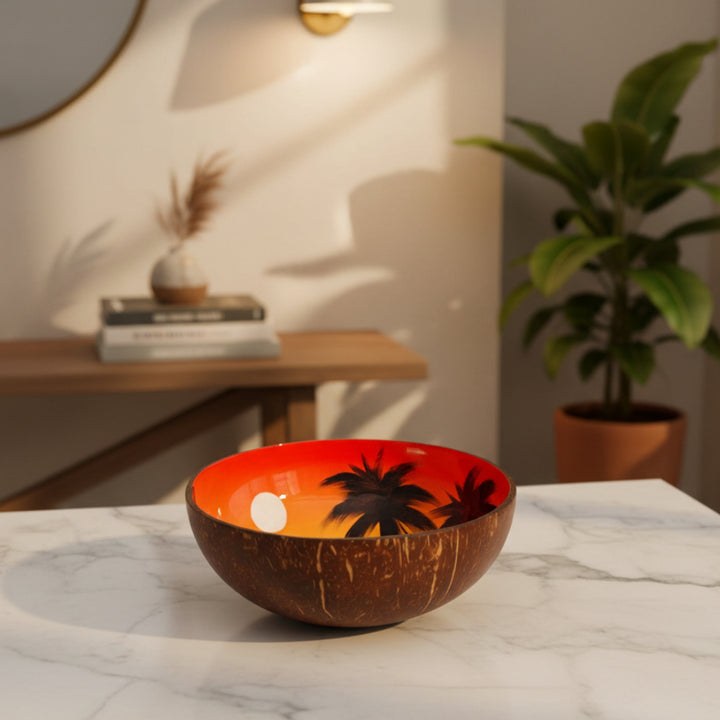 ELEPHANT FAMILY ART BOWL