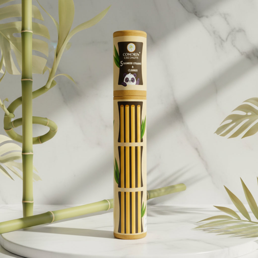 BAMBOO STRAW 5 SET