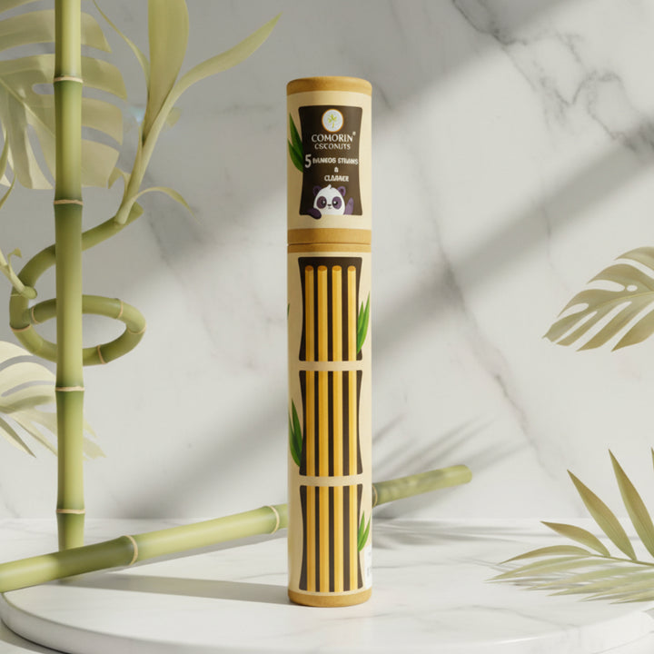 BAMBOO STRAW 5 SET