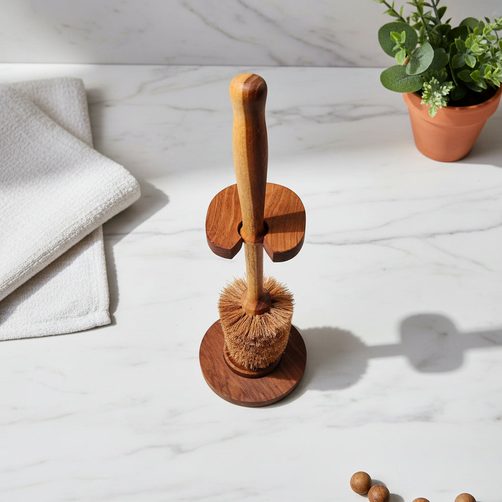 TEAK BATHROOM SCRUB