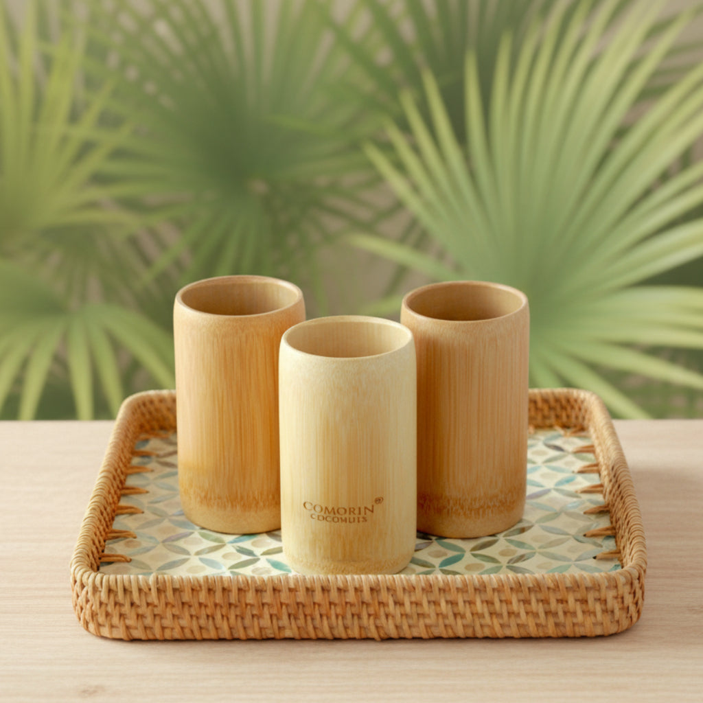 BLUE DIAMOND SQUARE SEASHELL TRAY