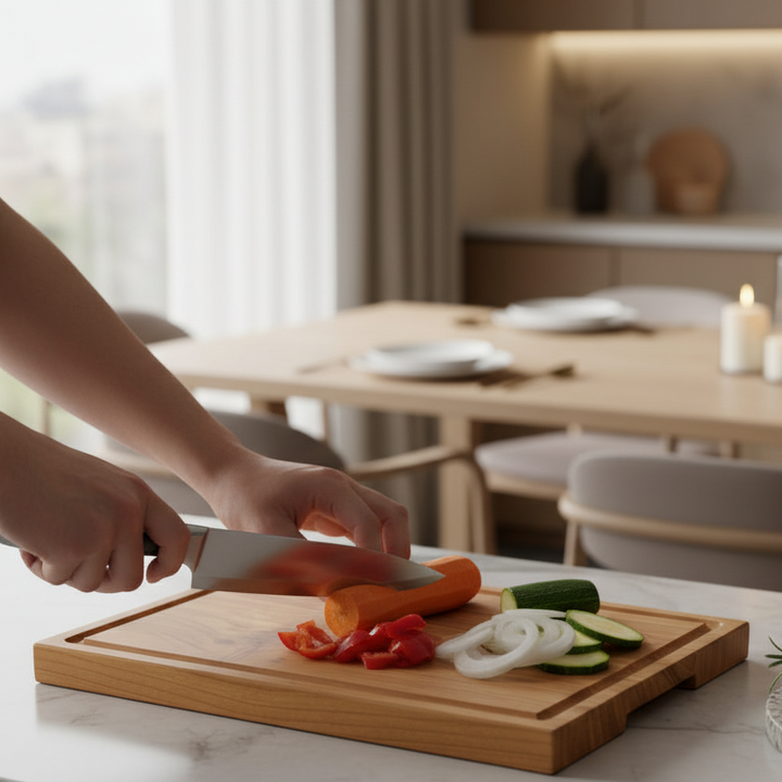 TEAK CUTTING BOARD M