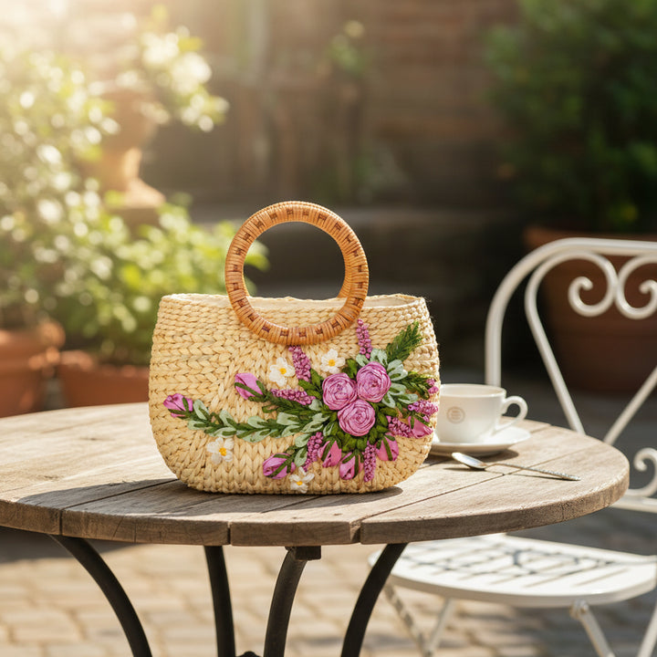 FLORAL HANDBAG