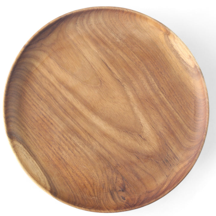 Teak Round Plate Plain