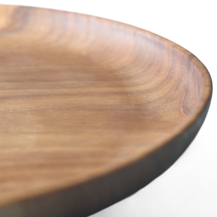 Teak Round Plate Plain