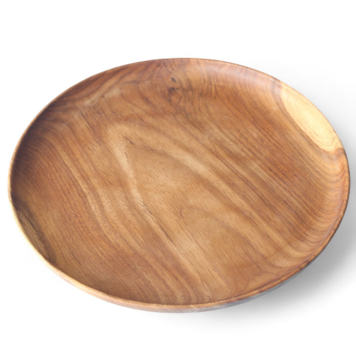 Teak Round Plate Plain