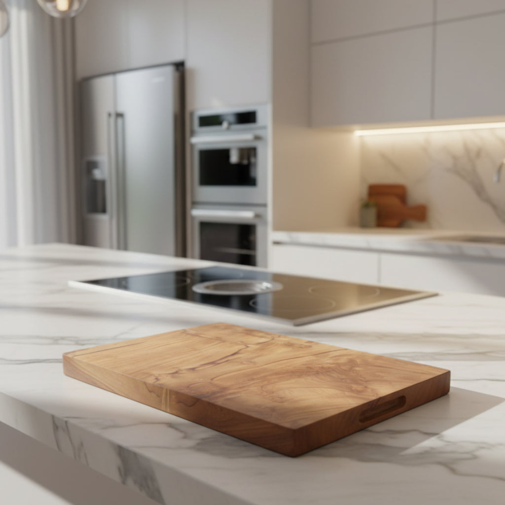 TEAK CUTTING BOARD L