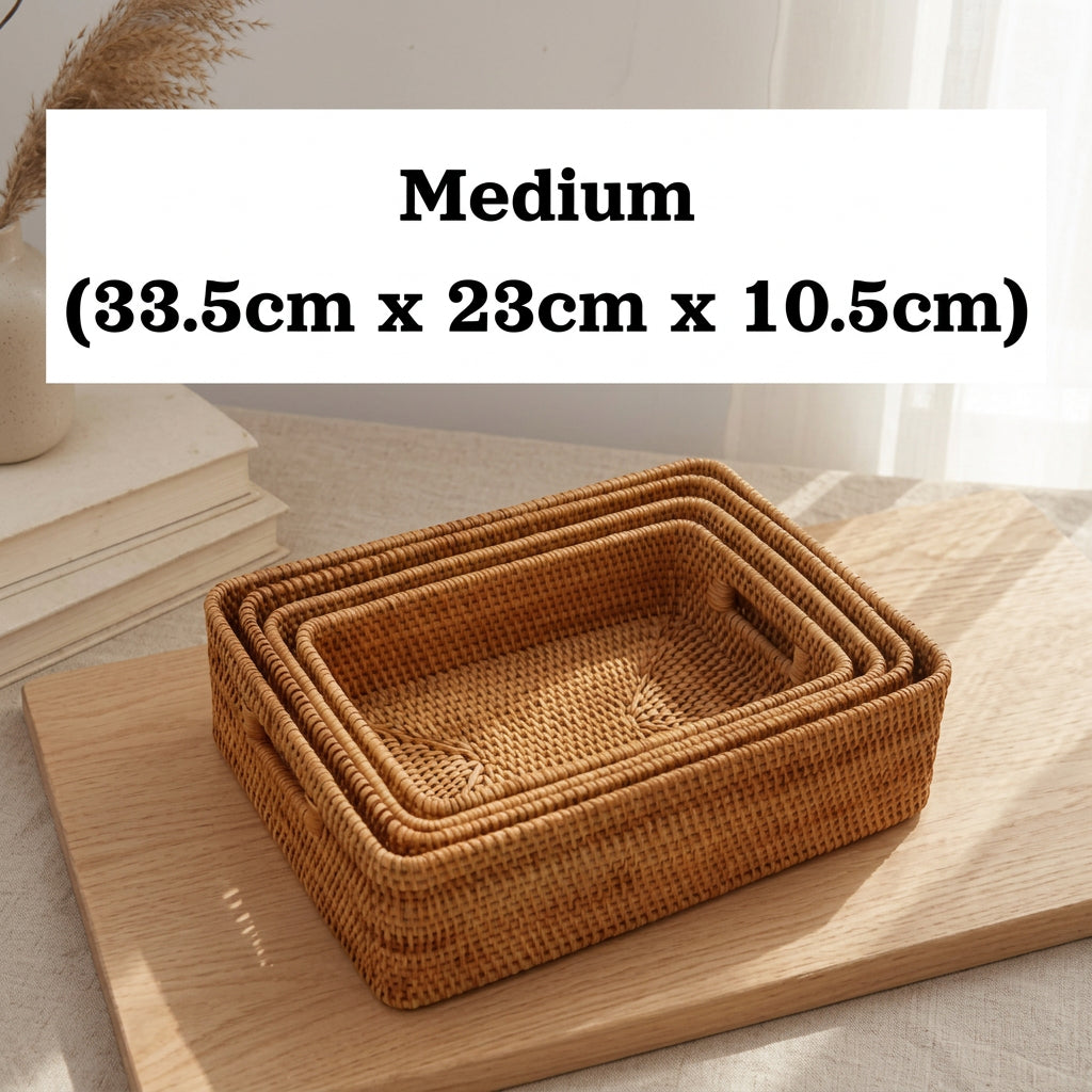 RATTAN UTILITY BASKET