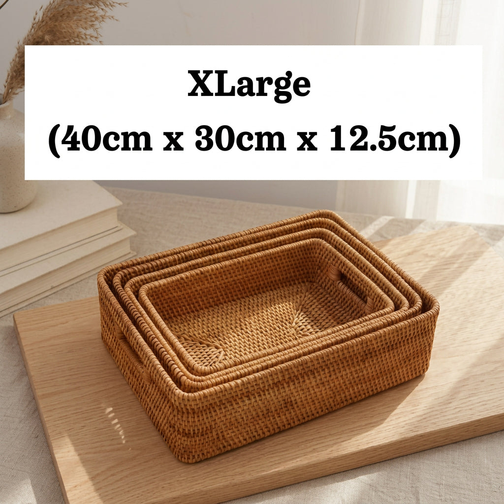 RATTAN UTILITY BASKET