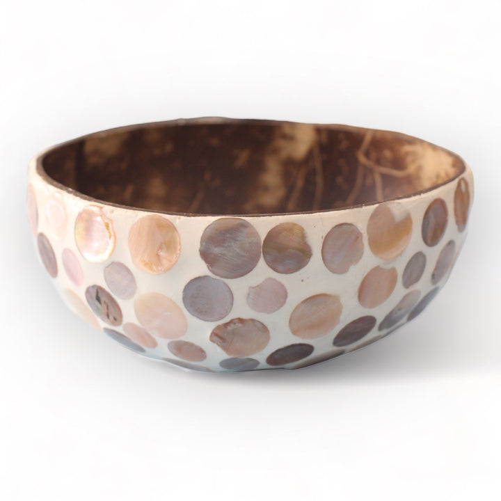 Polka Dots Seashell Coconut Bowl (500ml)