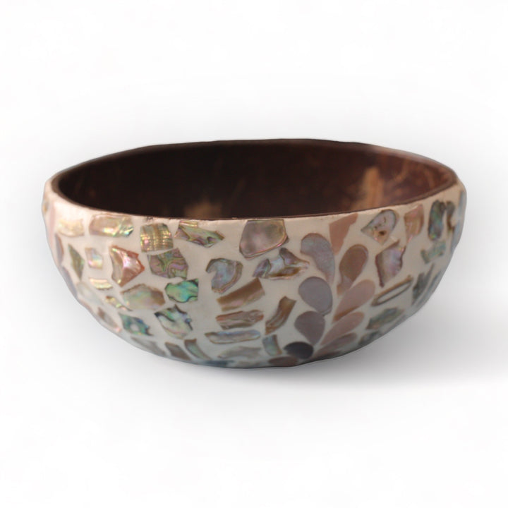 Random Floral Seashell Coconut Bowl (500ml)