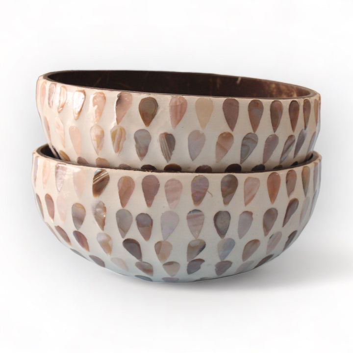 Raindrops Seashell Coconut Bowl (500ml)