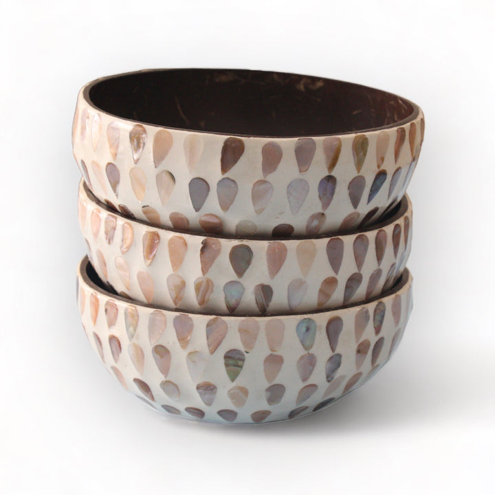 Raindrops Seashell Coconut Bowl (500ml)