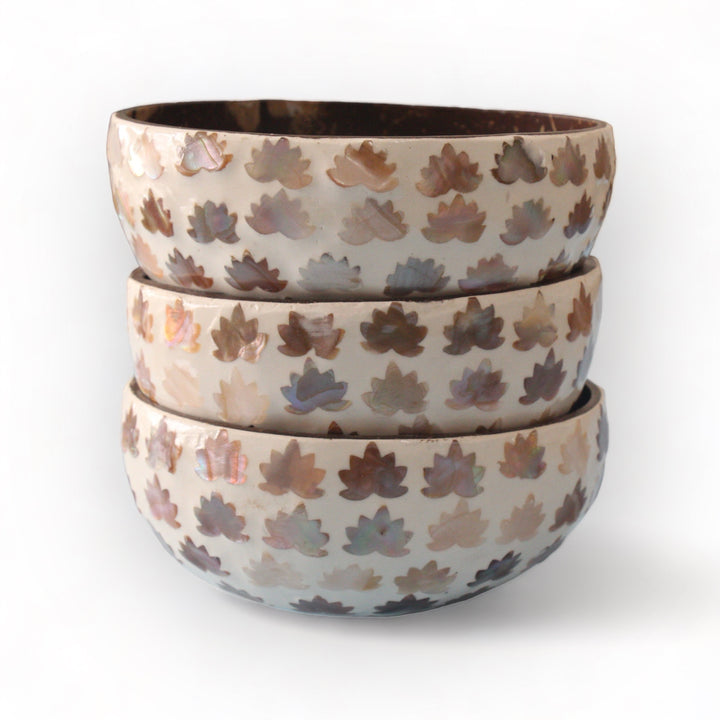 Maple Leaves Seashell Coconut Bowl (500ml)