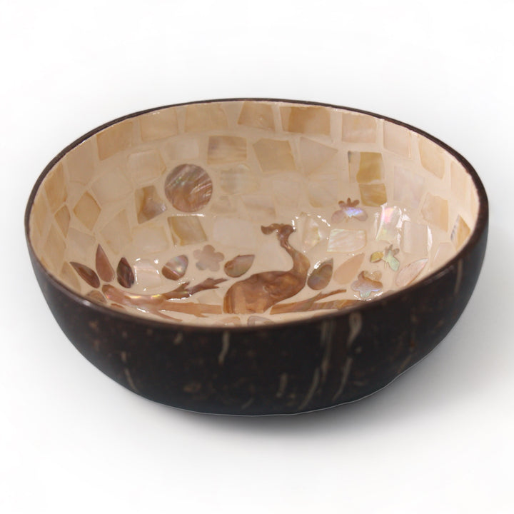 Peacock Seashell Coconut Bowl (500ml)