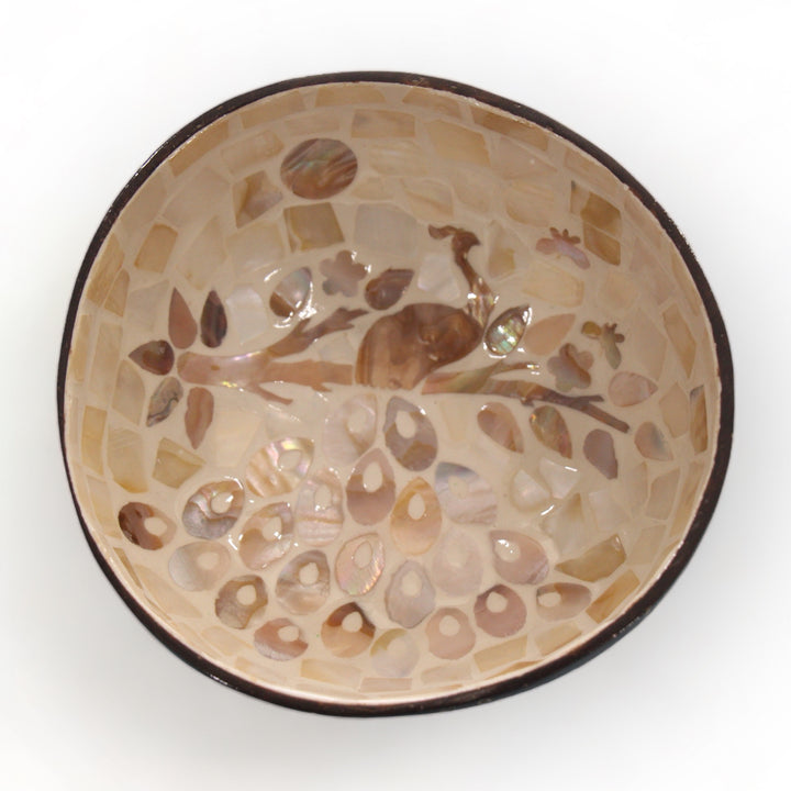 Peacock Seashell Coconut Bowl (500ml)