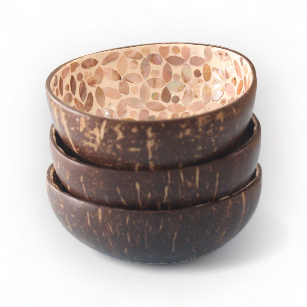Traditional Seashell Coconut Bowl (500ml)