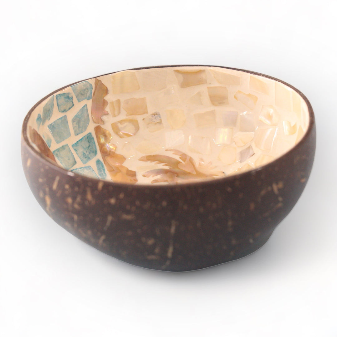 Beach Side Seashell Coconut Bowl (500ml)