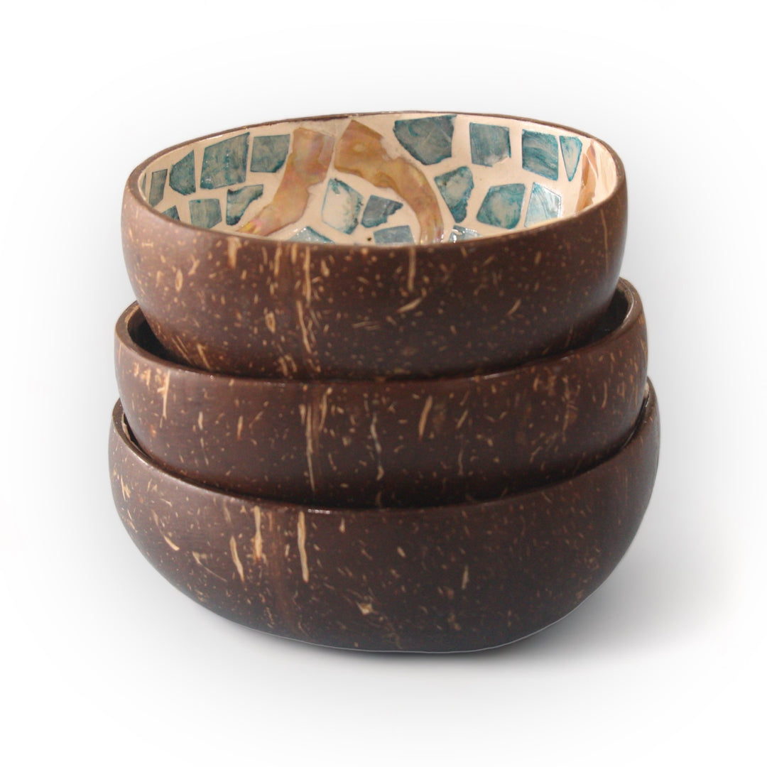 Beach Side Seashell Coconut Bowl (500ml)
