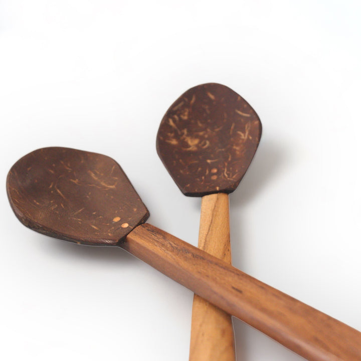 Set of 5 Coconut Shell Tea Spoons