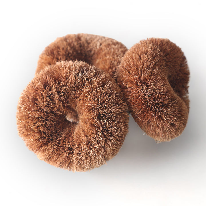 Set of 3 Coconut Husk Dish Washing Scrub