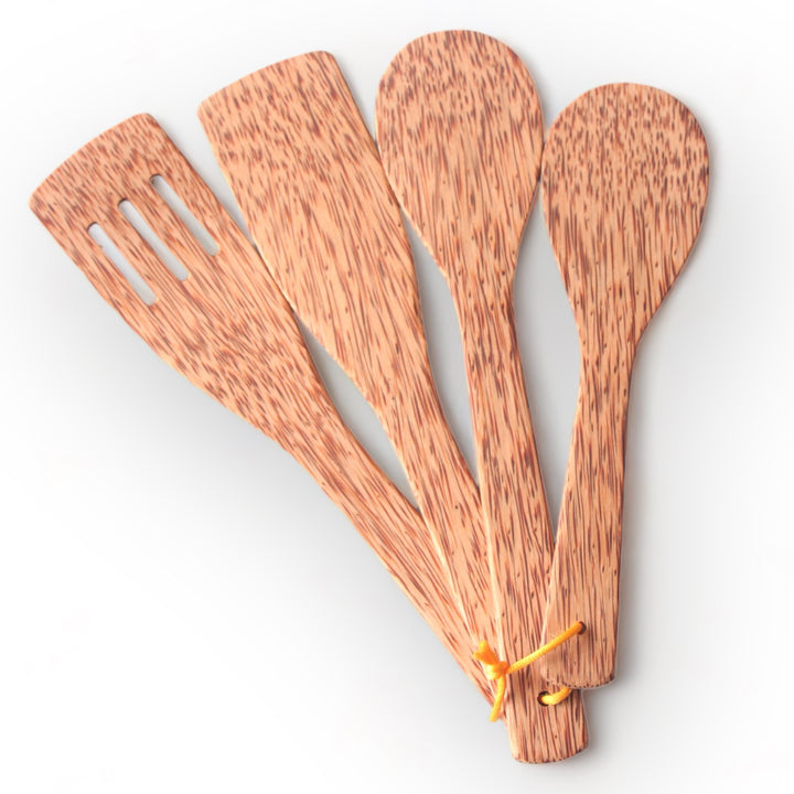 4-Set Coconut Wood Utensils
