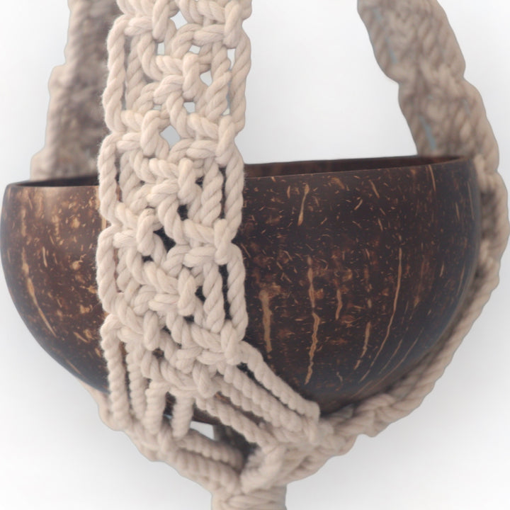 Hanging Planters with Macrame Designs