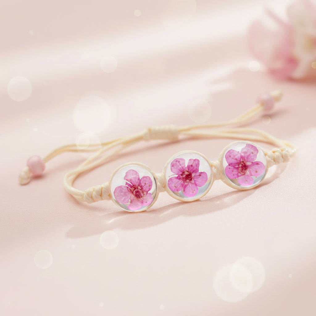 REAL FLOWER BRACELET