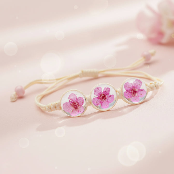 REAL FLOWER BRACELET