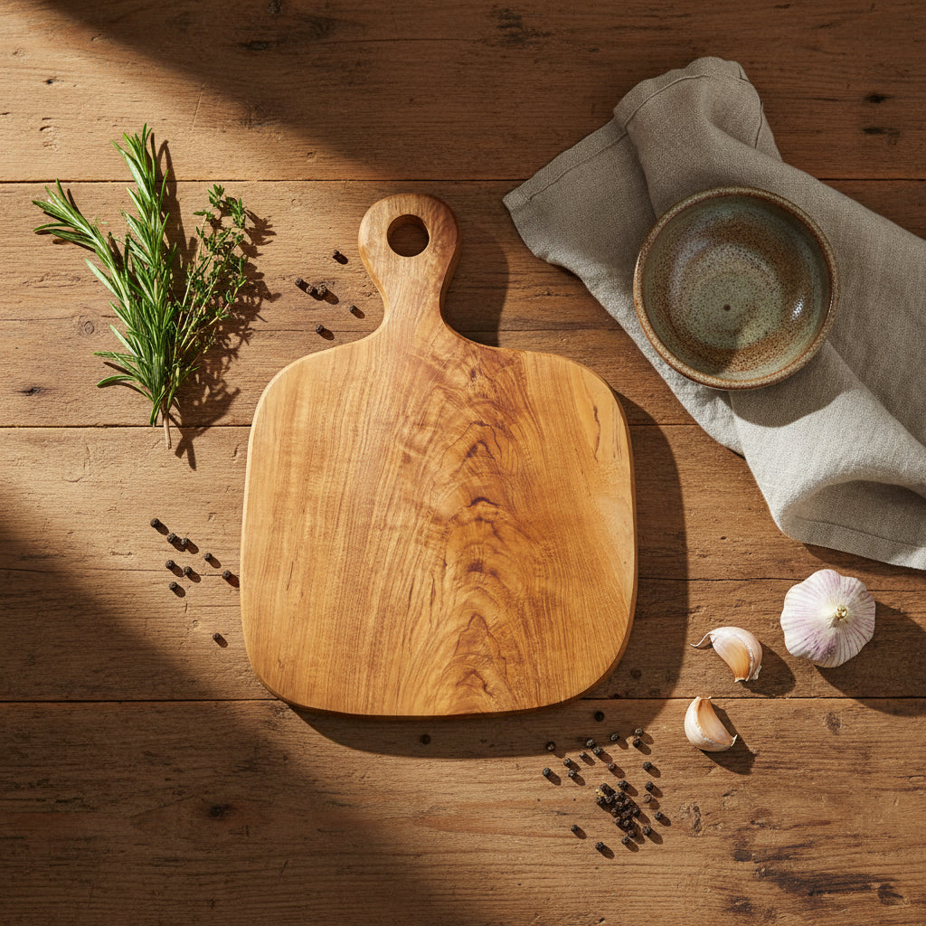 TEAK SOFT END CUTTING BOARD