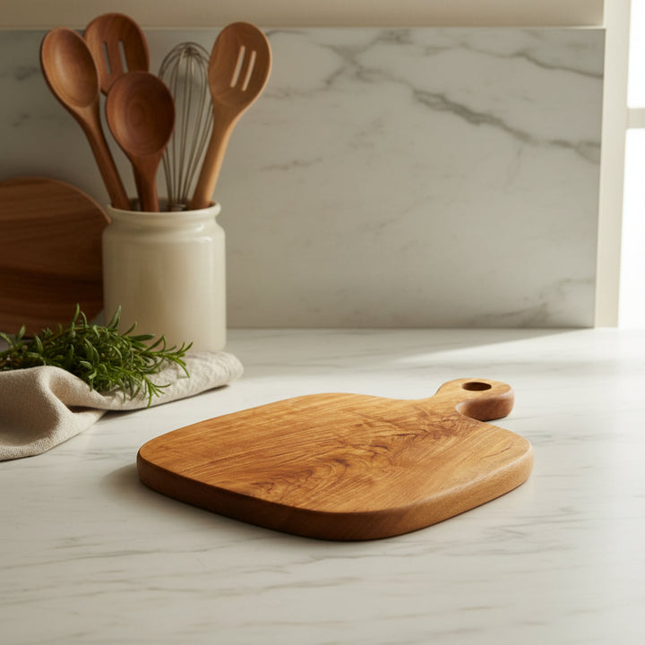 TEAK SOFT END CUTTING BOARD