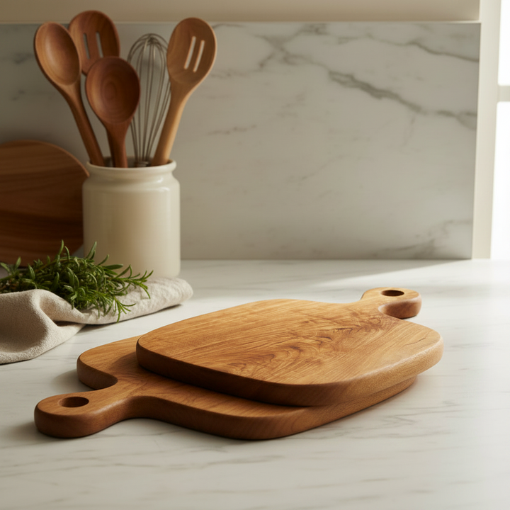 TEAK SOFT END CUTTING BOARD