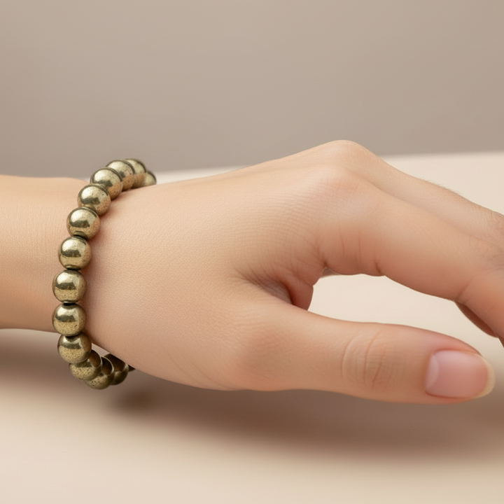 GOLDEN HEMATITE BRACELET