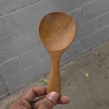 TEAK RICE SPOON