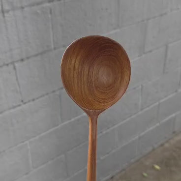 TEAK SERVING LADLE