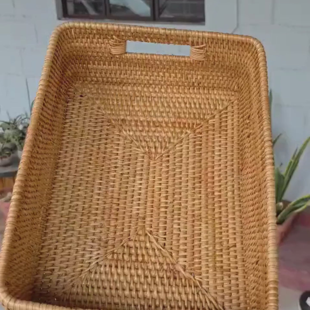 RATTAN UTILITY BASKET