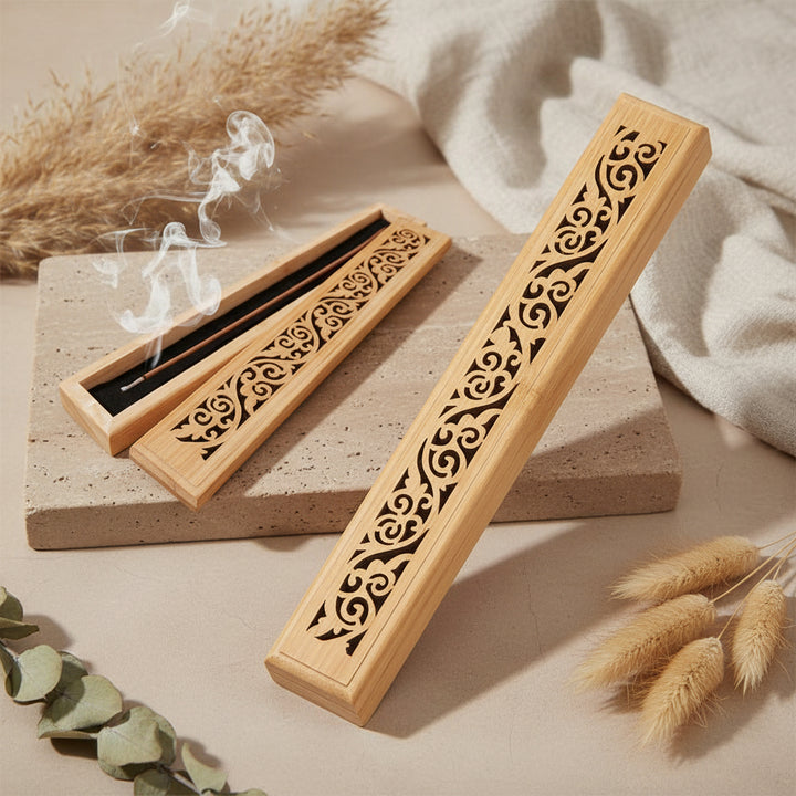 WOODEN INCENSE HOLDER