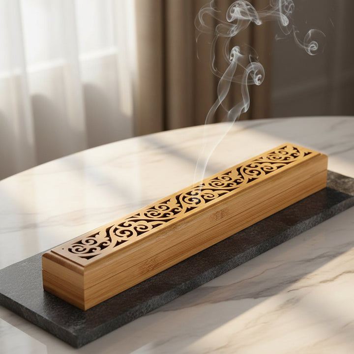 WOODEN INCENSE HOLDER